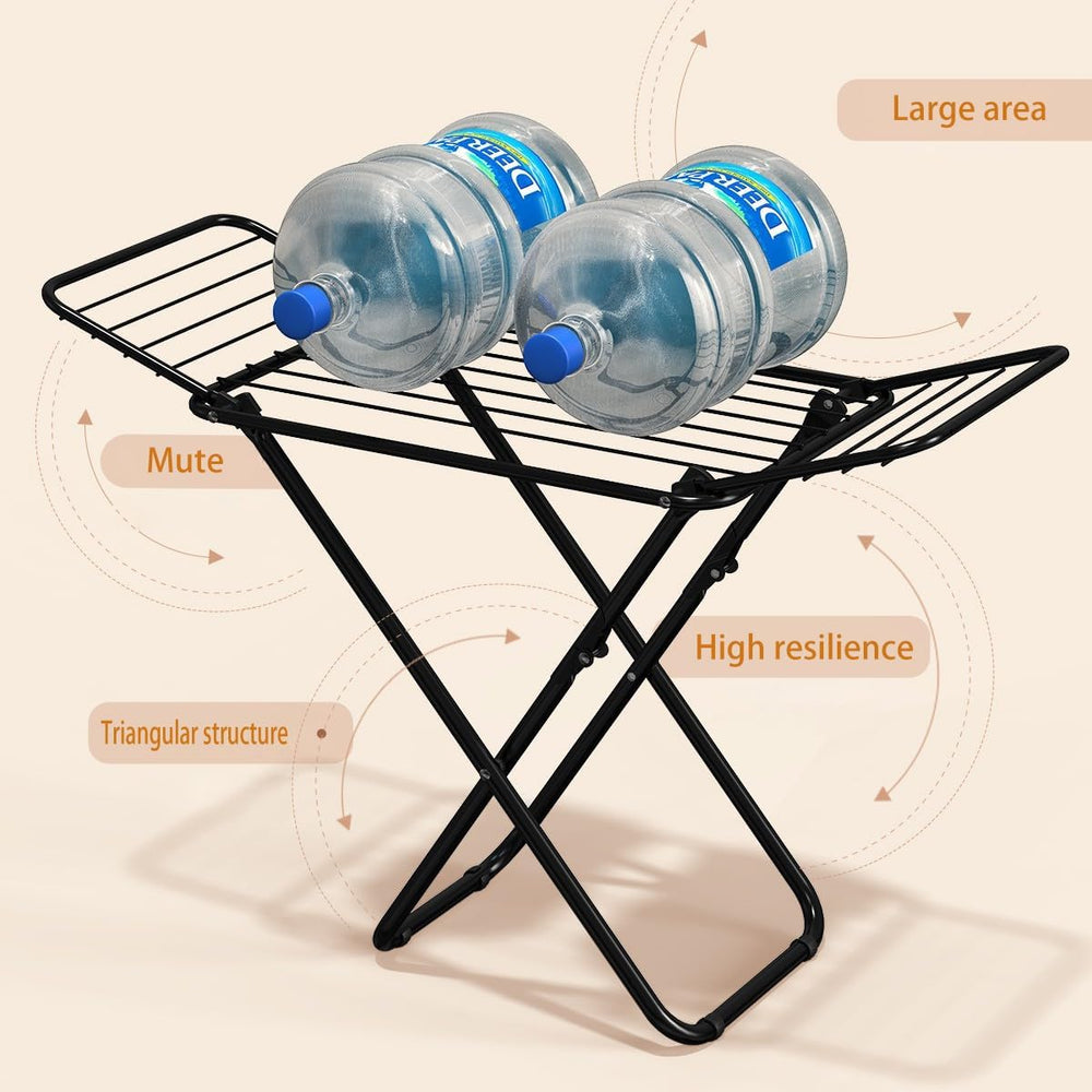 Foldable Laundry Drying Rack for Clothes Towels Dolls, Portable Shoes & C...