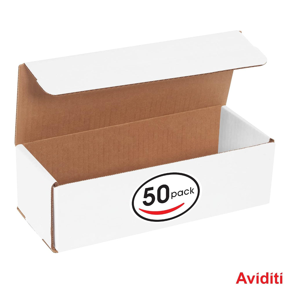 BOX USA Shipping Boxes Small 10"L x 4"W x 3"H 50-Pack, Cardboa...