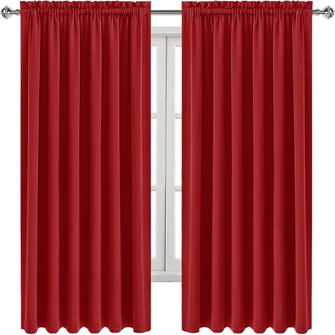 DWCN Blackout Curtains for Living Room Thermal Insulated, Energy Saving & Noise - Image 9