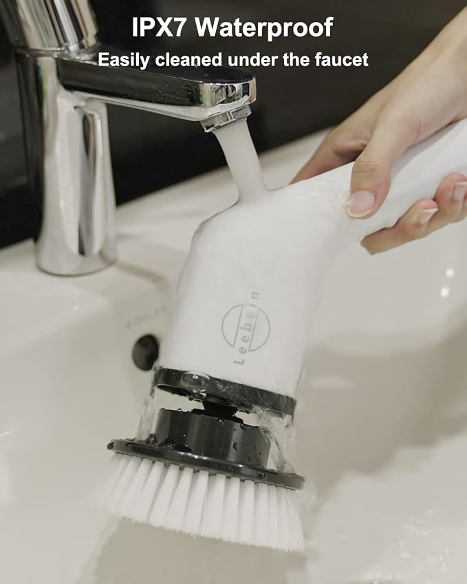 Leebein Electric Spin Scrubber, Cordless Cleaning Brush - Image 7