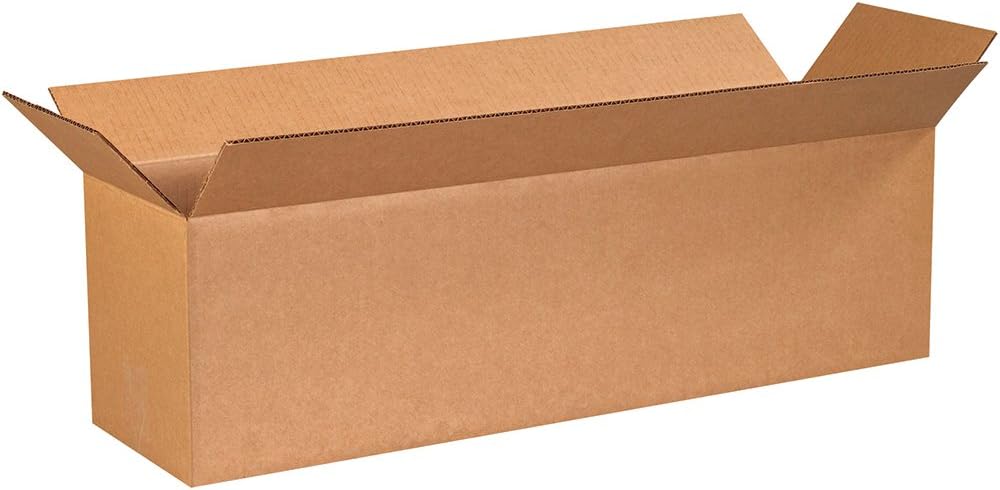BOX USA Shipping Boxes Long 28"L x 8"W x 8"H 25-Pack - Corruga...