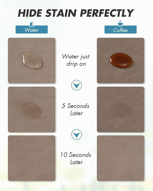 AMOAMI Coffee Mat Hide Stain Rubber Backed Absorbent Dish Drying Mat - Image 2