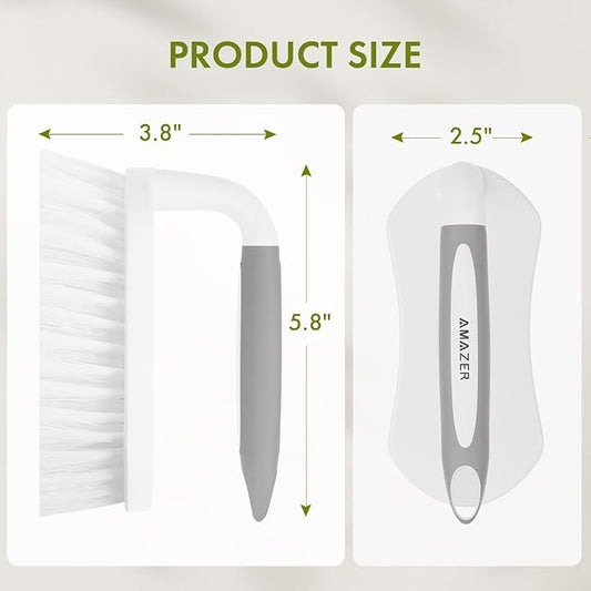 Amazer Scrub Brush for Cleaning Comfort Grip Shower Scrubber Flexible Stiff - Image 2