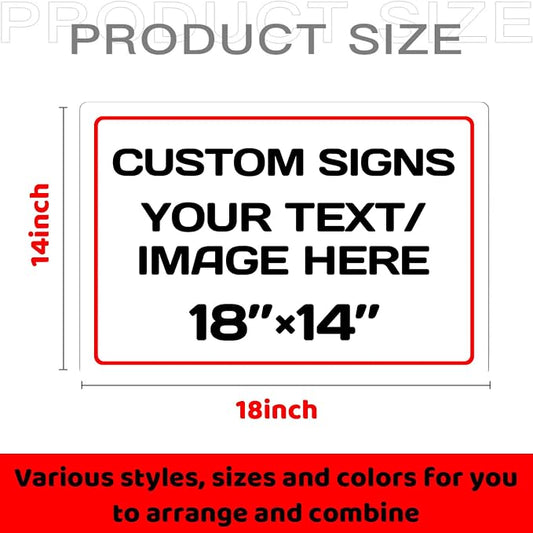 Personalized Aluminum Metal Signs - Image 2