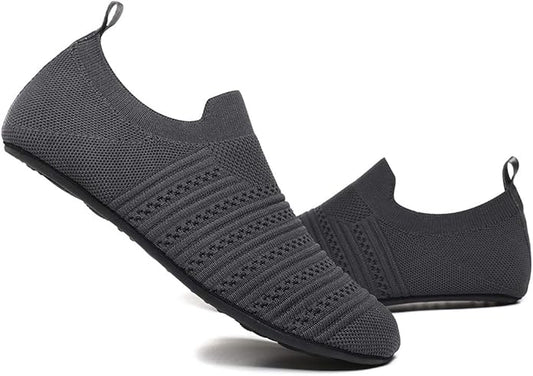 Adult Indoor House Slippers Socks Lightweight Non Slip Grip House Home Shoes - Image 2