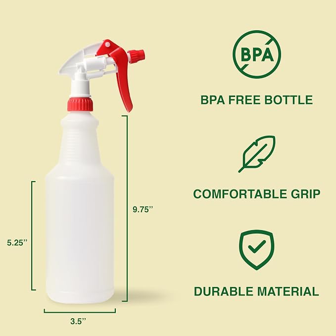 Heavy Duty 32oz Plastic Spray Bottles - Image 6