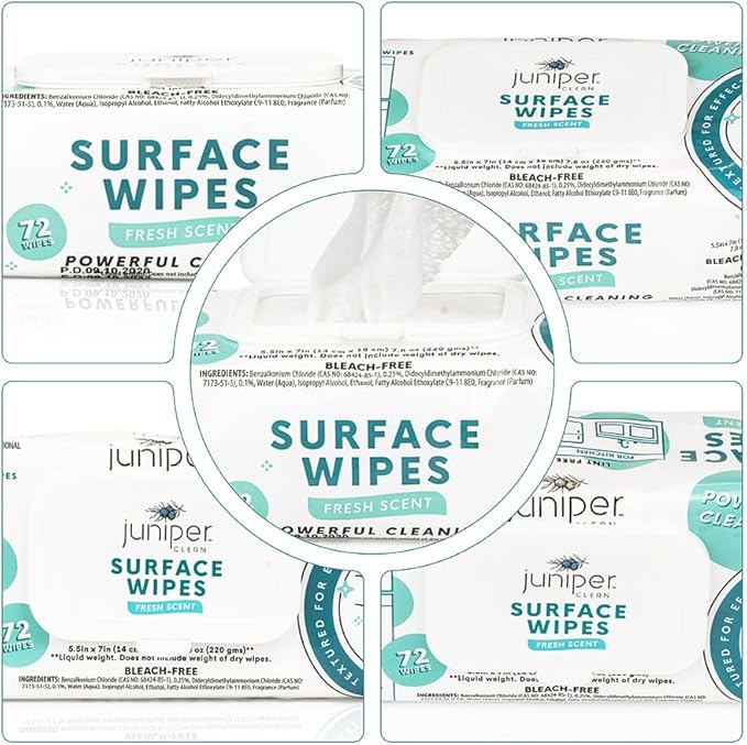 3 Pack Surface Cleaning Wipes Bleach Free, All-Purpose Cleaner - Image 7