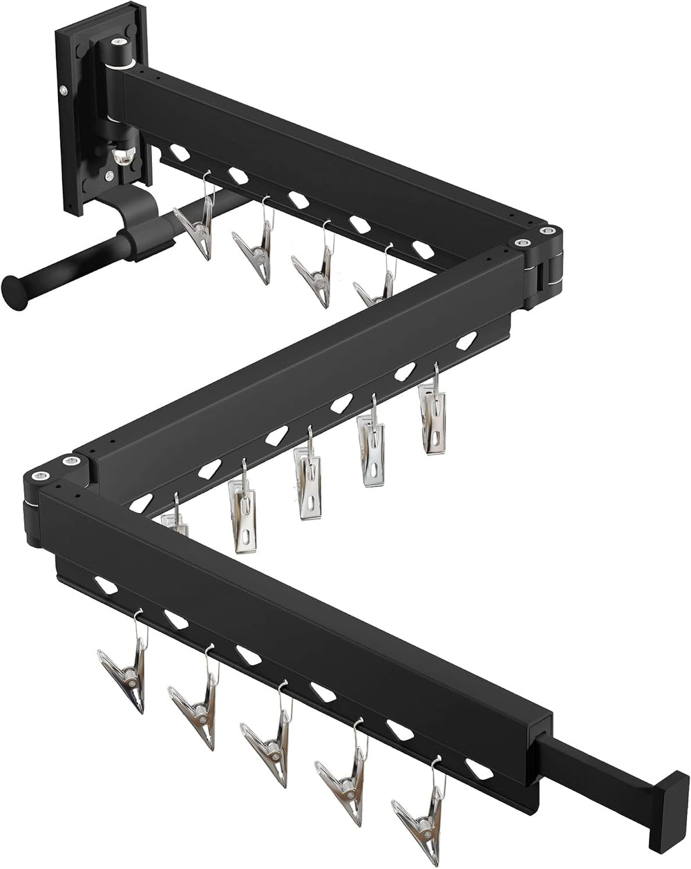 BOQORAD Clothes Drying Rack,Wall Mounted Laundry Rack,Drying Rack Clothing,La...