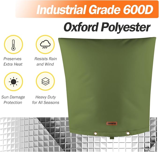 TOHONFOO Backflow Preventer Pipe Insulation Cover - Image 6