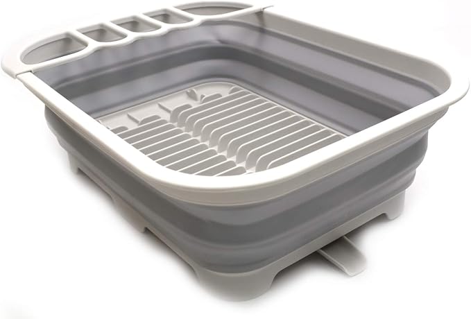 SAMMART 12L Collapsible Dish Drainer