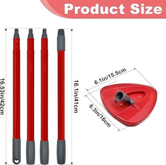 Mop Handle for Ocedar, Spin Mop Replacement Head Base Compatible - Image 2