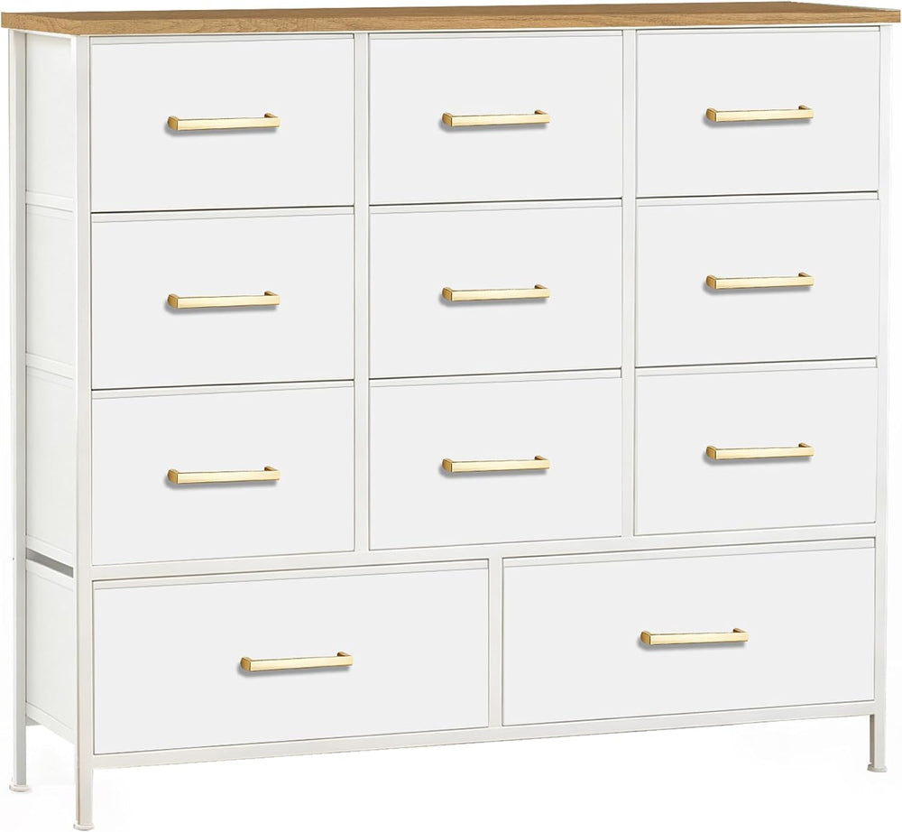 VASICAR Dresser for Bedroom with 11 Storage Drawers, Tall Chests of Drawers