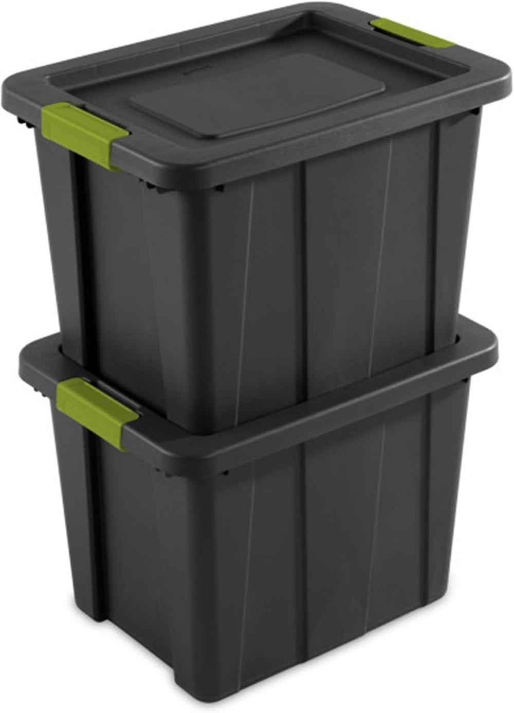 Sterilite Latching Tuff1 Tote Containers w/Lids, 18 Gallon, 12-Pack
