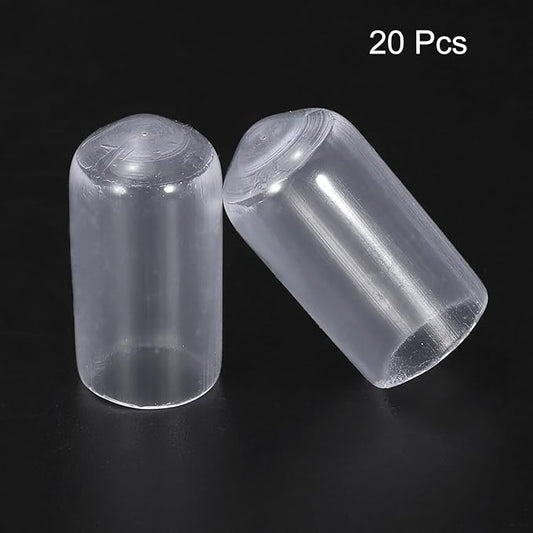 uxcell 20pcs Rubber End Caps 8mm ID Vinyl PVC Round Tube Bolt Cap Cover Screw - Image 2
