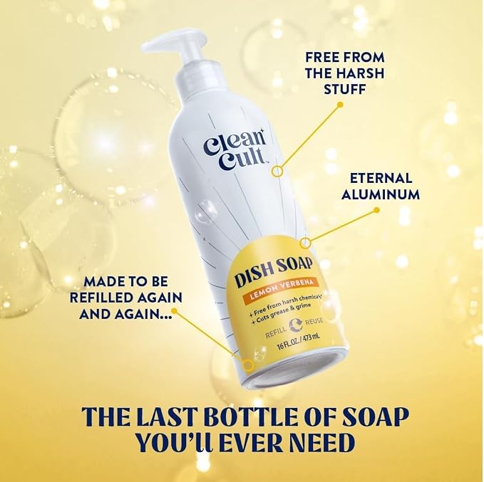 Bundle of Cleancult Dish Soap Liquid Refills - Image 7