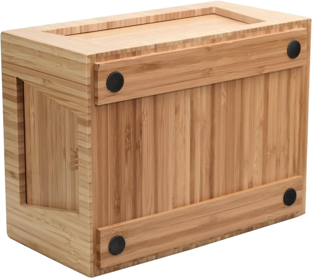 Tall Bamboo Drawer, Stackable Storage Solution for Kitchen Products, Office S...