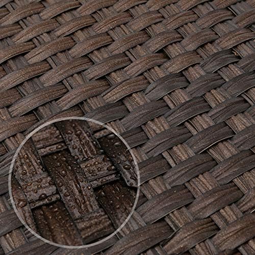 SONGMICS Woven Storage Basket with Lid, 17.2 Gallon (65L), Foldable