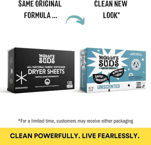 Molly's Suds Fabric Softener Dryer Sheets - Image 2