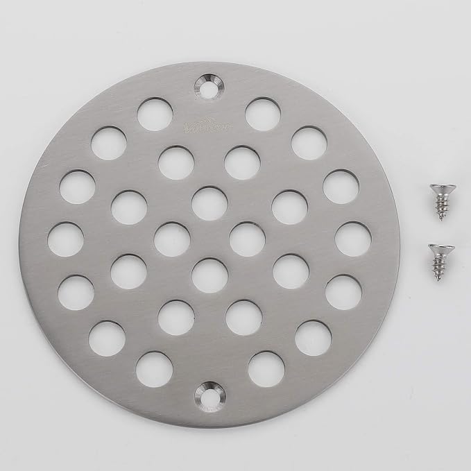 4-Inch Screw-in Shower Drainer Cover Replacement Floor Strainer Floor Drain - Image 6