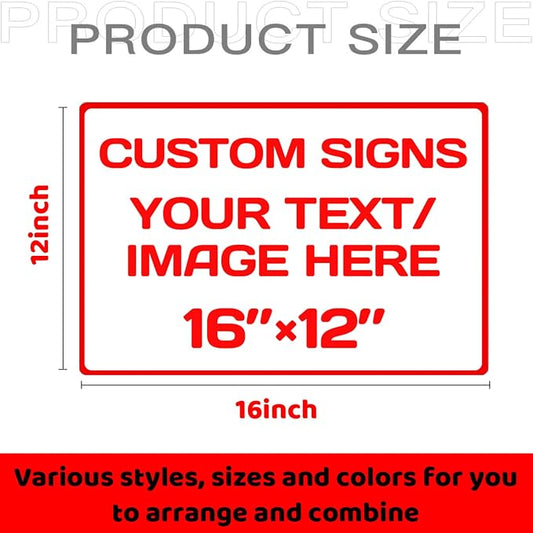 Customised Christmas Decoration Signs, Aluminum Weatherproof Metal Sign - Image 2
