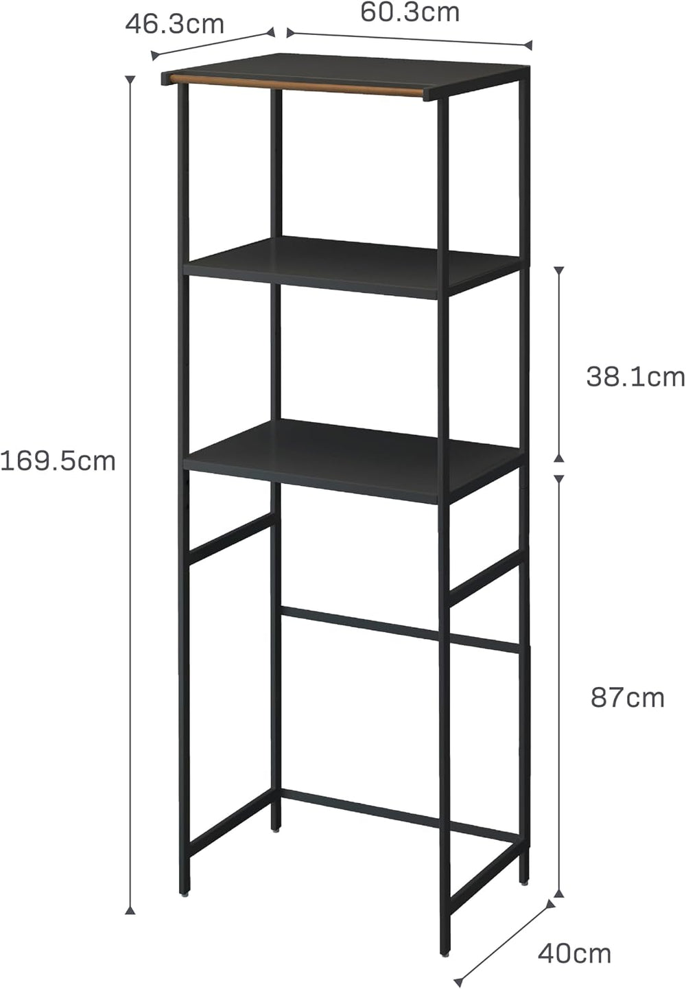 YAMAZAKI Home Tower Kitchen Appliance Storage Rack Metal Shelving Unit - Stan...