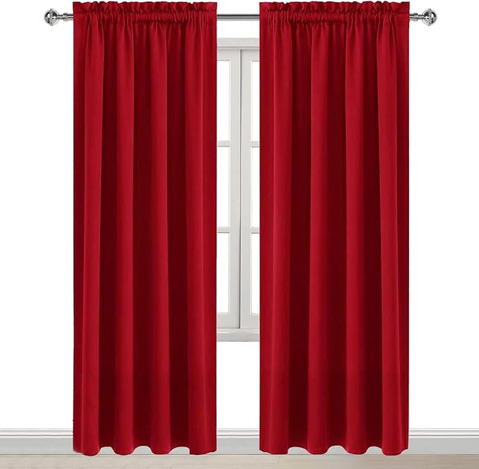 DWCN Christmas Blackout Curtains Room Darkening Thermal Insulated Bedroom - Image 9