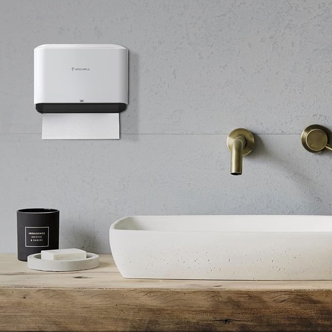 Paper Towel Dispenser, Paper Towel Holder Wall Mount, Bathroom Hand Paper - Image 7