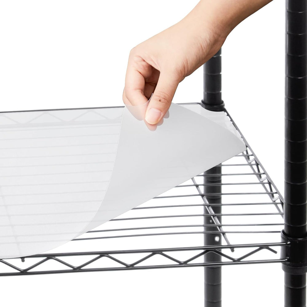Sliner 8 Pack 24 x 48 Inch Plastic Shelf Liners for Wire Shelving