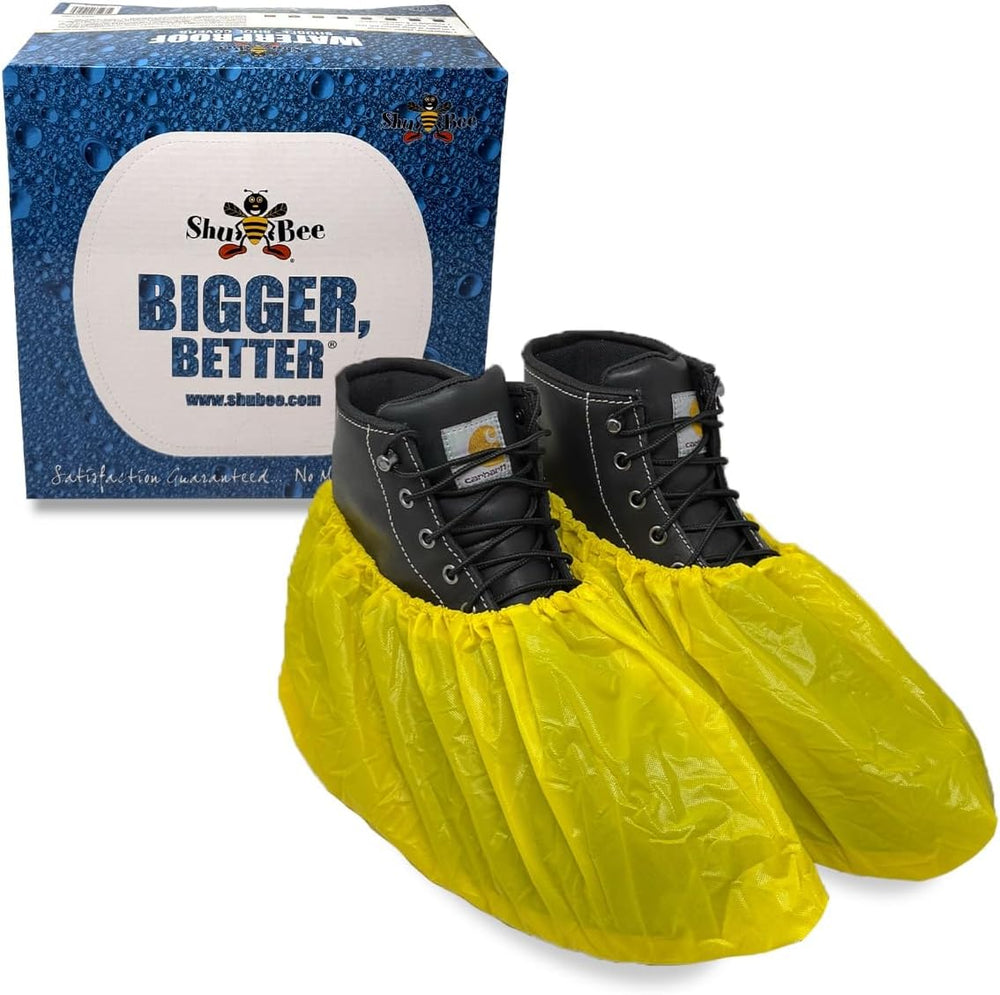 ShuBee Waterproof Shoe & Boot Covers Slip-Resistant Disposable for Plumbi...