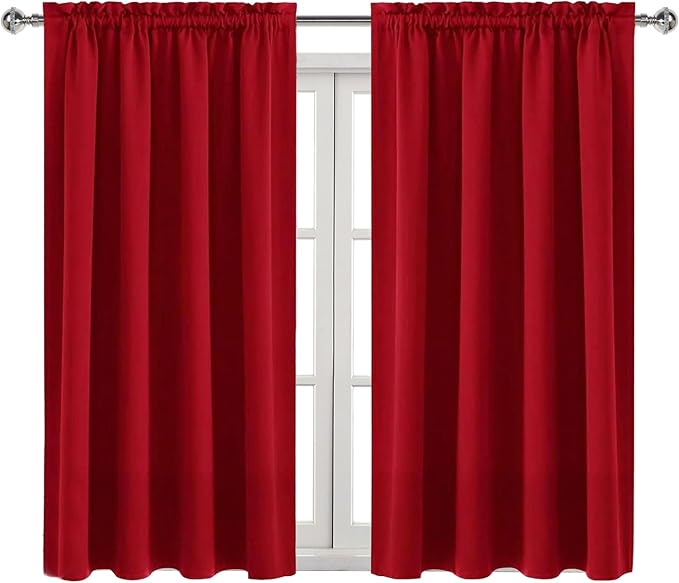 DWCN Christmas Blackout Curtains Room Darkening Thermal Insulated Bedroom - Image 9