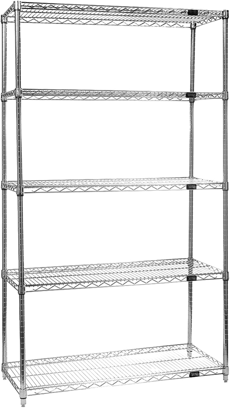 QUANTUM STORAGE SYSTEMS WR74-1836C Starter Kit for 74 inch High 4-Tier Wire S...