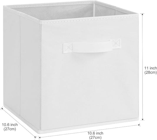 Stero Fabric Storage Bins 6 Pack Fun Colored Durable Storage Cubes - Image 2