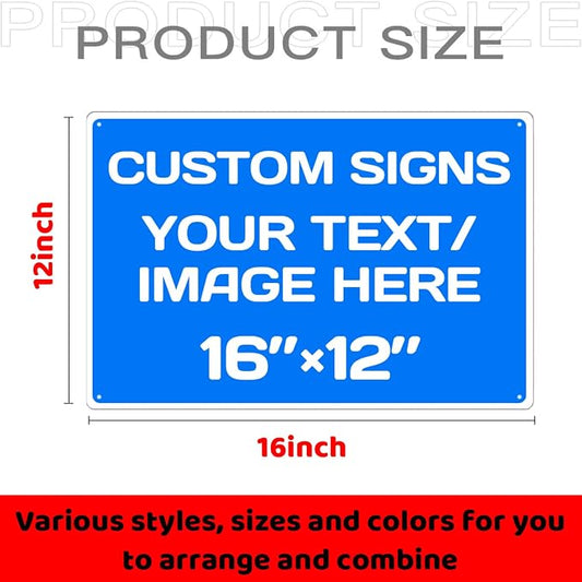 Personalized Aluminum Metal Signs - Image 2