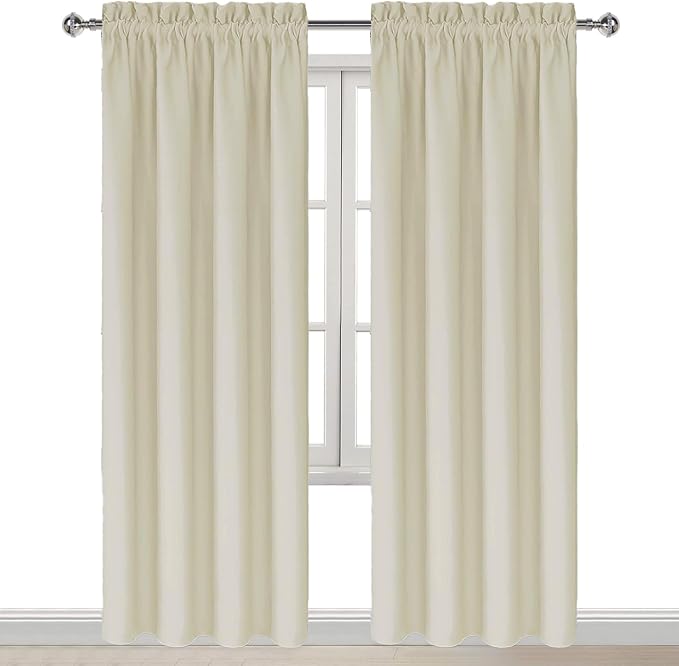 DWCN Blackout Curtains for Bedroom – Rod Pocket Thermal Insulated Noise - Image 9