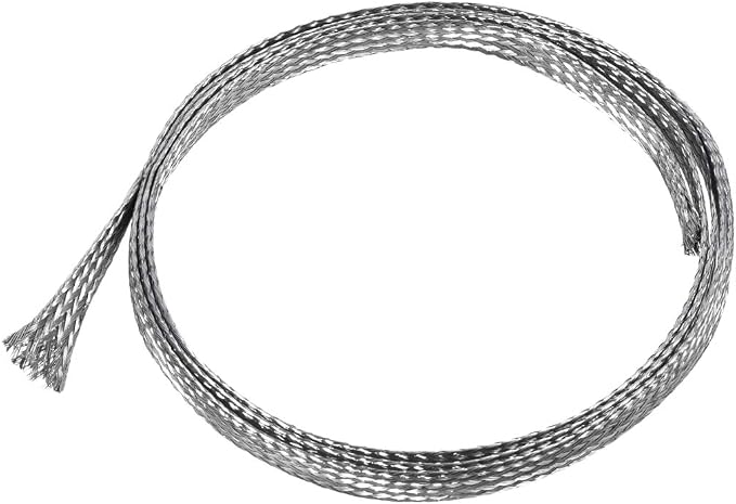 uxcell 3.3Ft - 15/64 Inch 304 Stainless Steel Sleeving Expandable Hose Cover - Image 4
