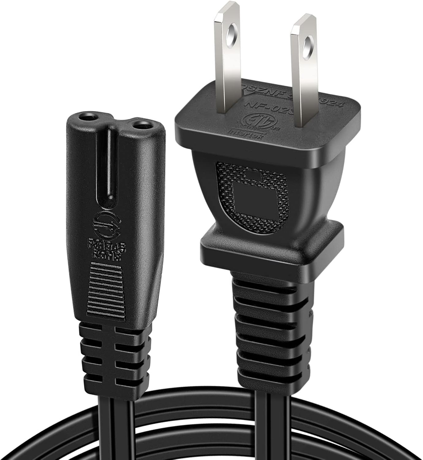 Recliner Power Cord Replacement Sopito 6ft 2 Prong Power Recliner Cable Replacement, AC Adapter Cord for Lazyboy, Limoss OKIN Electric Sofa and Lift Chair