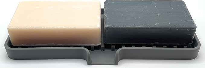 Happitasa Silicone Soap Dish Tray and Sponge Holder - Image 9