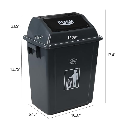 4-Pack 8 Gallon Kitchen Trash Can - Image 2
