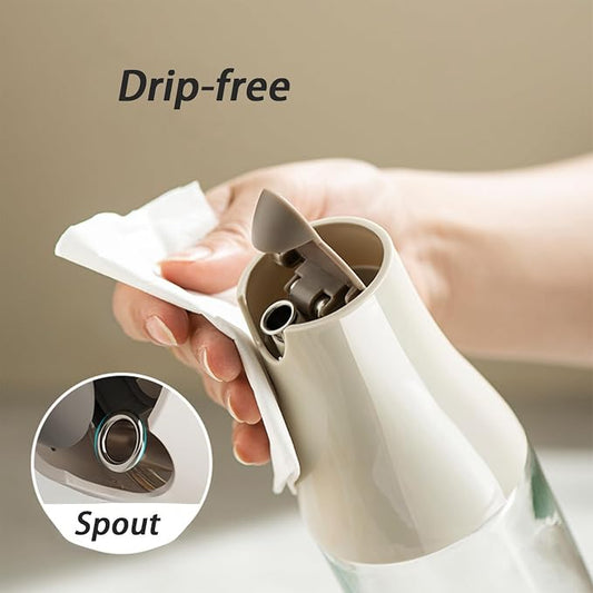 2 Pack Oil Dispenser for Kitchen, Auto Flip Non-Drip Design, Leak Proof - Image 2