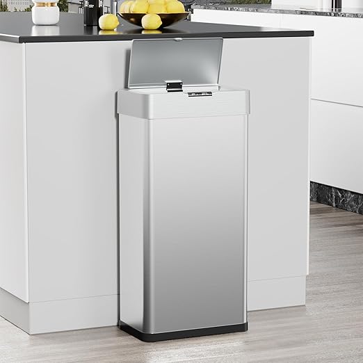 TLSUNNY 18.5 Gallon Motion Sensor Trash Can, Touchless Automatic Garbage Can - Image 9