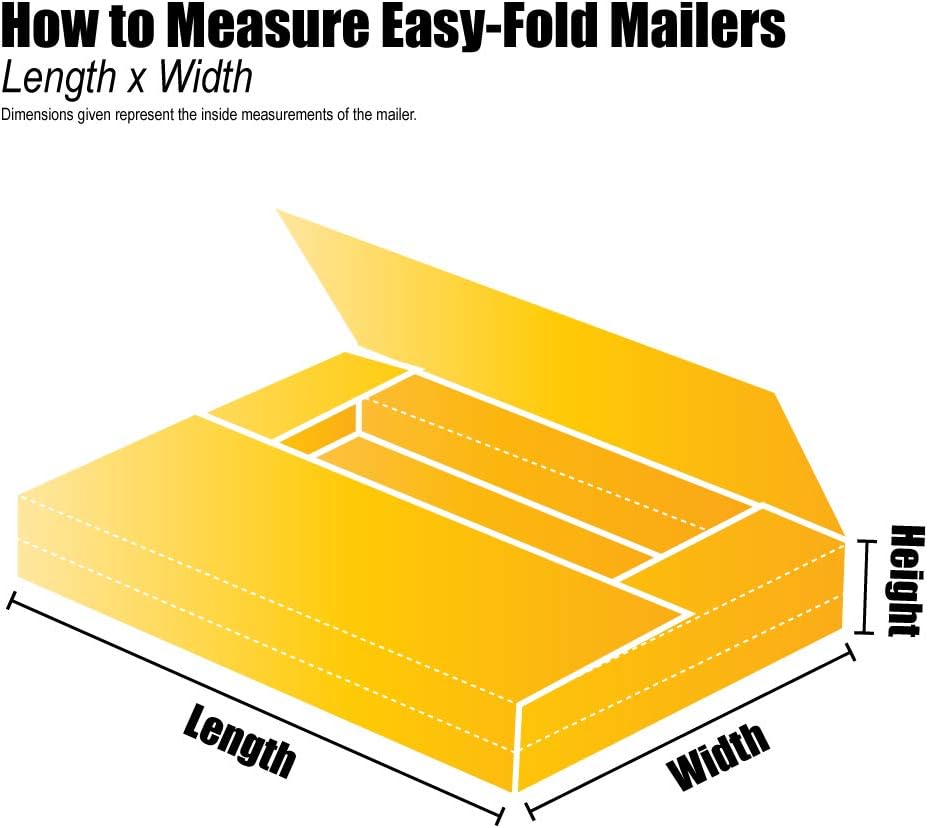 Top Pack Supply Shipping Foldable Boxes Large, 18'L x 18'W x 2'H ...