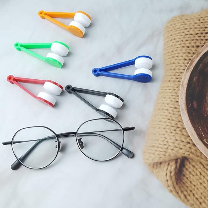 GXXMEI 40PCS Mini Sun Glasses Eyeglass Microfiber Spectacles Cleaner Brush - Image 5