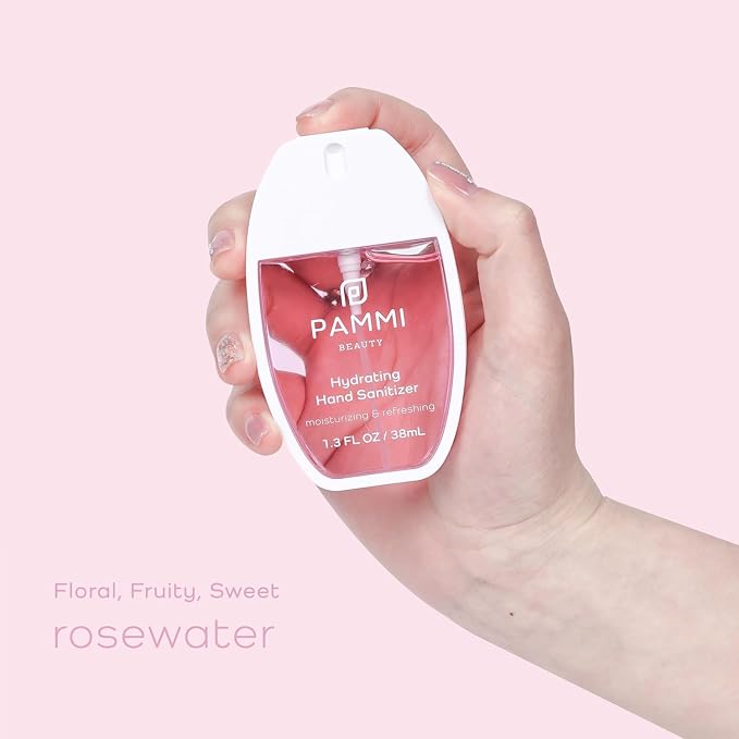 PAMMI Power Mist Hydrating Hand Sanitizer Spray, Portable Travel Size Pocket - Image 6