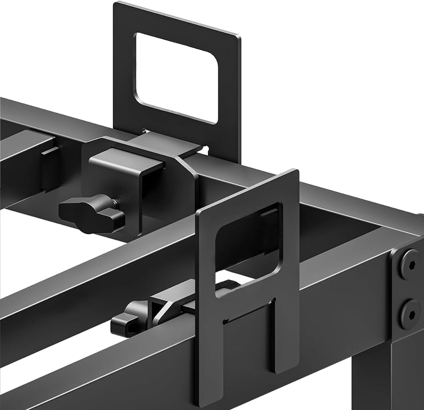 Non Slip Mattress Gaskets for Bed Frame, Mattress Holder in Place Gripper, Heavy Duty Anti-Slip Baffle Mattress Retainer Bar, Keep Mattress from Sliding Gripper, Adjustable, 4 PCS, Bed Parts