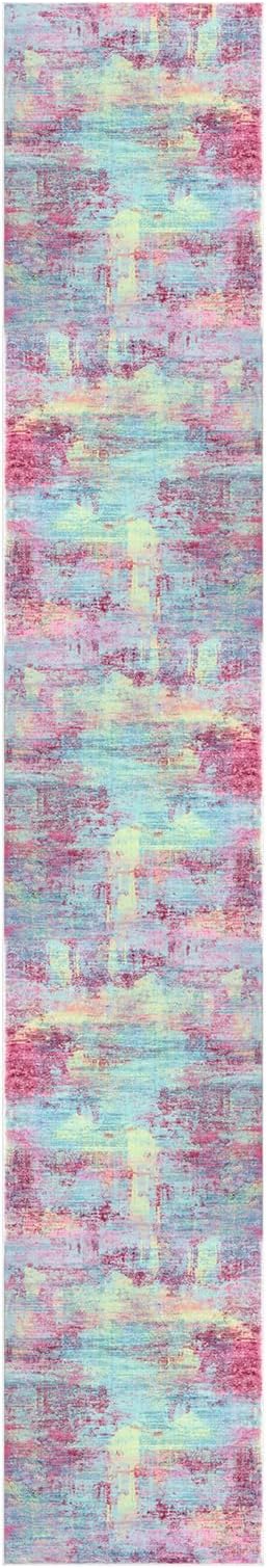 IOHOUZE Abstract Runner Rug 2x12 Ft Washable Runners - Image 9