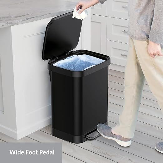 Glad Stainless Steel Step Trash Can, Series 2 - Image 10