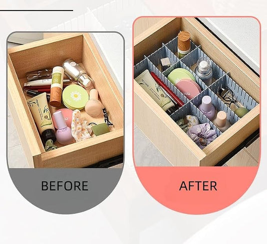 4 inches Adjustable Drawer Divider Kit – 4 Pack – DIY Expandable Organizer - Image 2