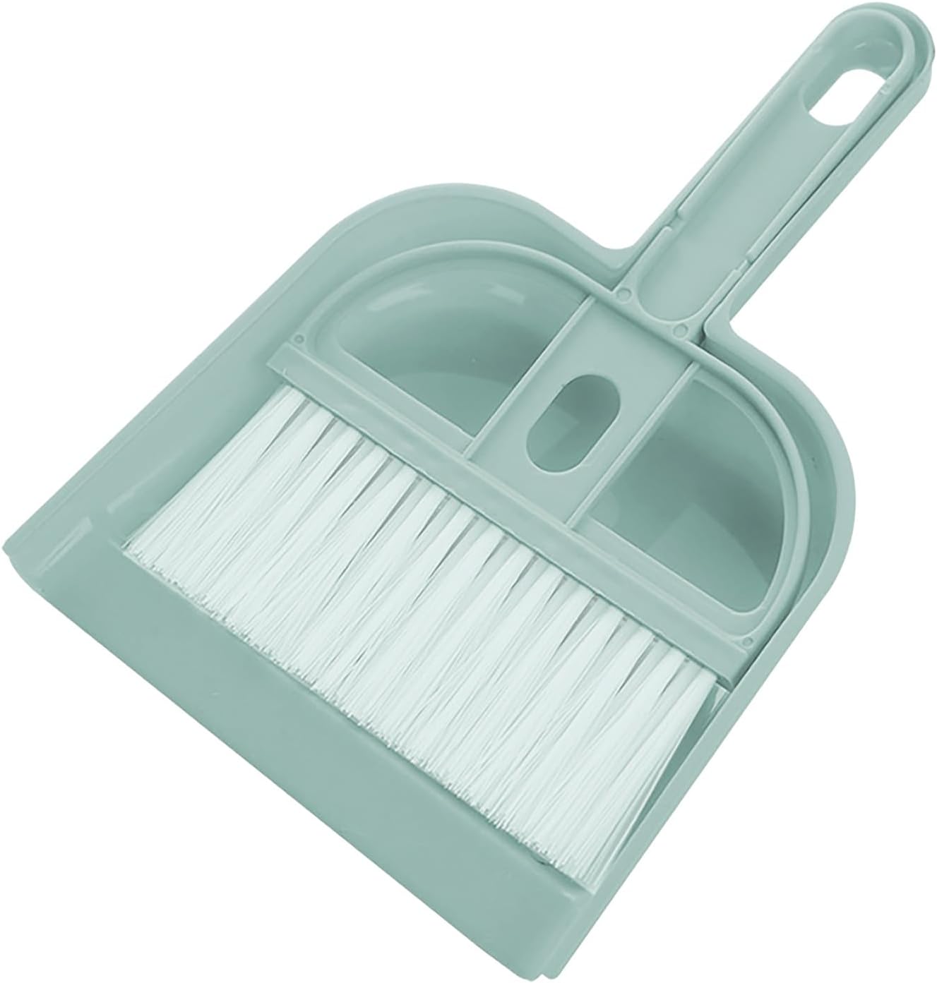 Generic Efficient Hand Dustpan and Brush Set, Portable Mini Broom Dustpan Combo for Desktop, Pet Hair Cleaning Tool for Students & Pet Owners (#12)