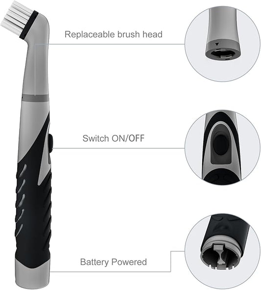 Electric Cleaning Brush with 4 in 1 Multiple Brush Heads, Indoor Household - Image 2