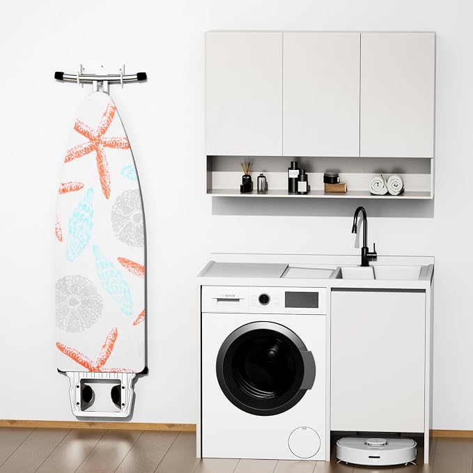 ORLESS Ironing Board Holder Wall Mount, Ironing Board Hanger, Iron Board Holder - Image 7